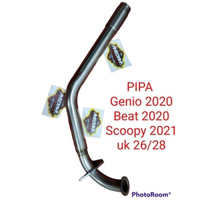LEHERAN KNALPOT SCOOPY NEW UKURAN 26-28 BENDING KOLONG / MDM ALL SPEK