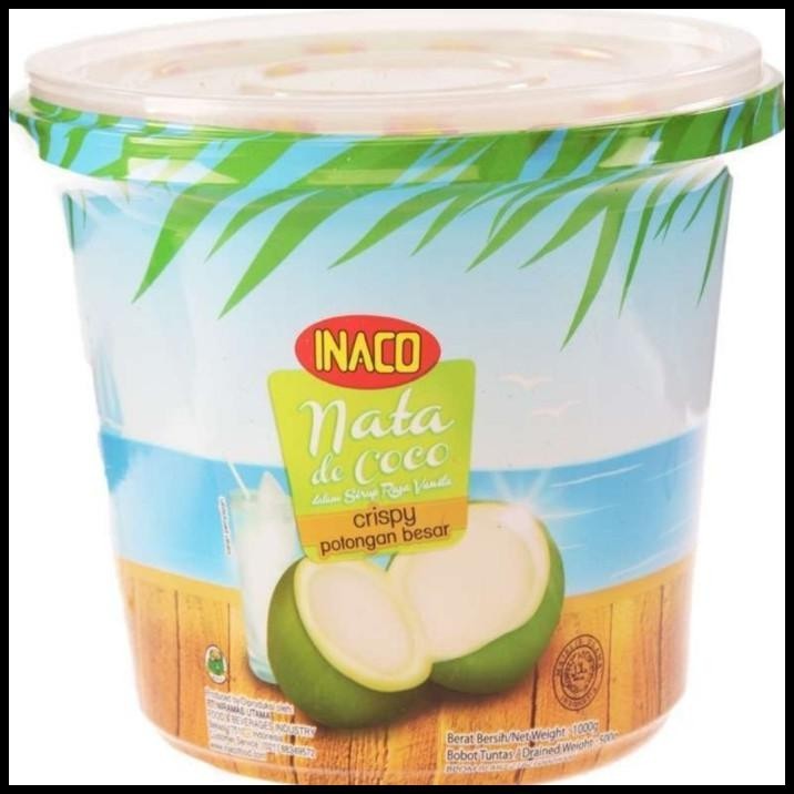 

BEST DEAL INACO NATA DE COCO 1KG CRISPY POTONGAN KECIL - NATA DE COCO EMBER !!!!