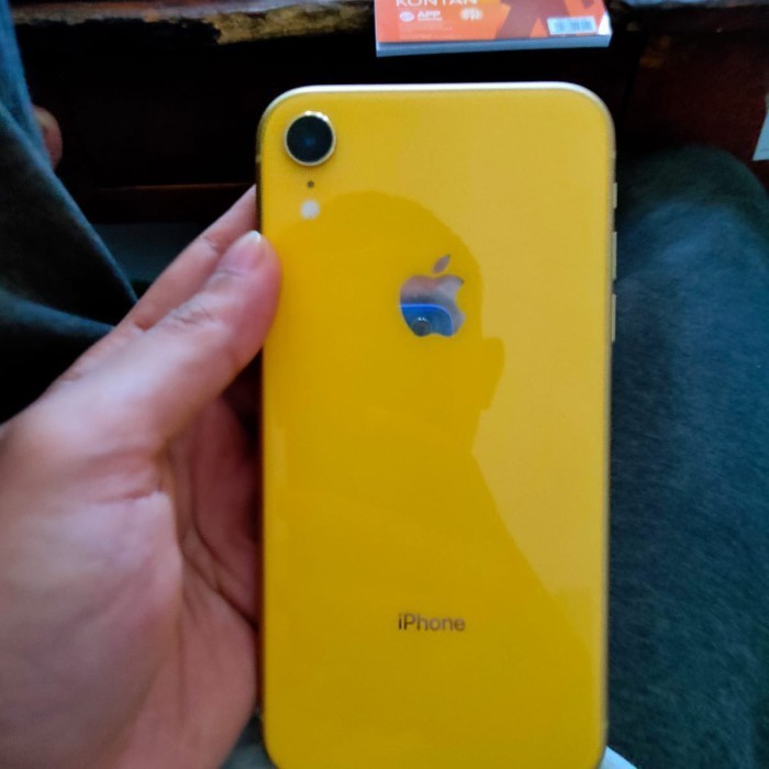 Iphoen xr yellow 64gb ex ibox tangan pertama