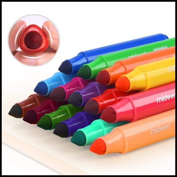 

BEST DEAL MIDEER WASHABLE MARKER ISI 24 WARNA !!!!!!!