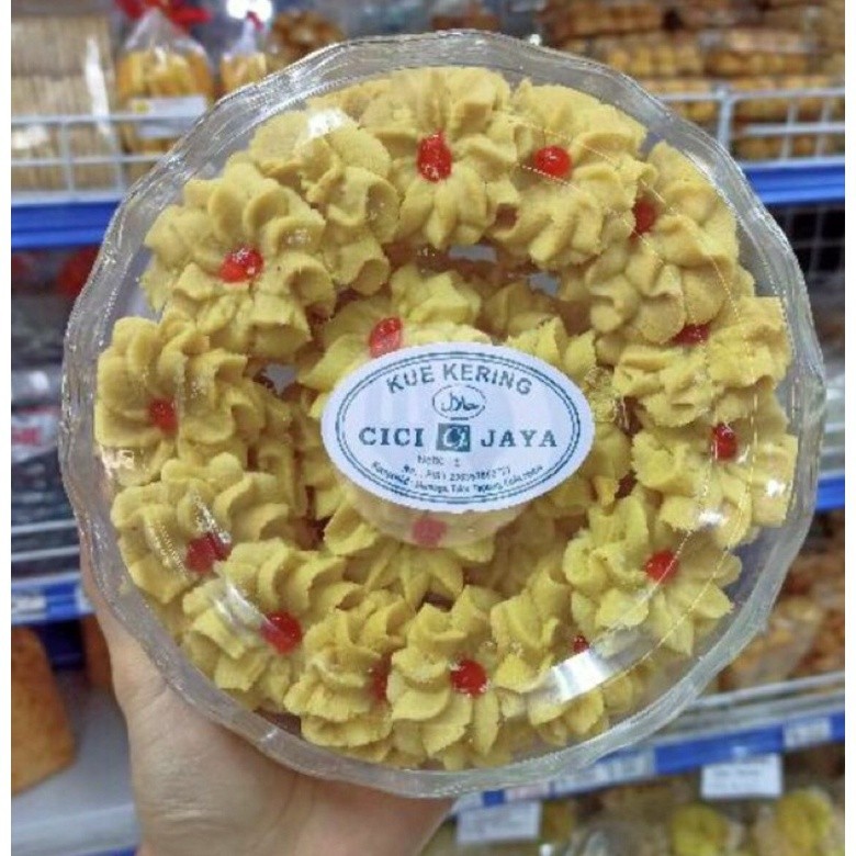 

Kue Kering Banket Mawar Selai cap Cici Jaya @Toples