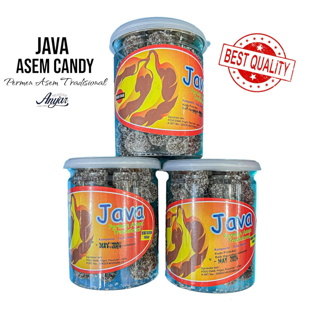 

Java Asem Candy / Permen Manisan Jawa Tradisional / Manisan Permen Asem Jawa @Toples