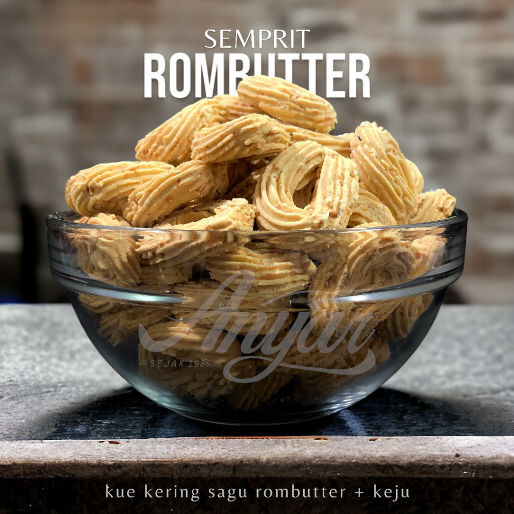 

Kue Kering Semprit Keju / Roombutter Keju @250gr
