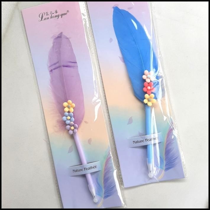 

BEST DEAL PENA BULU ALAMI FLOWER, NATURAL FEATHER !!