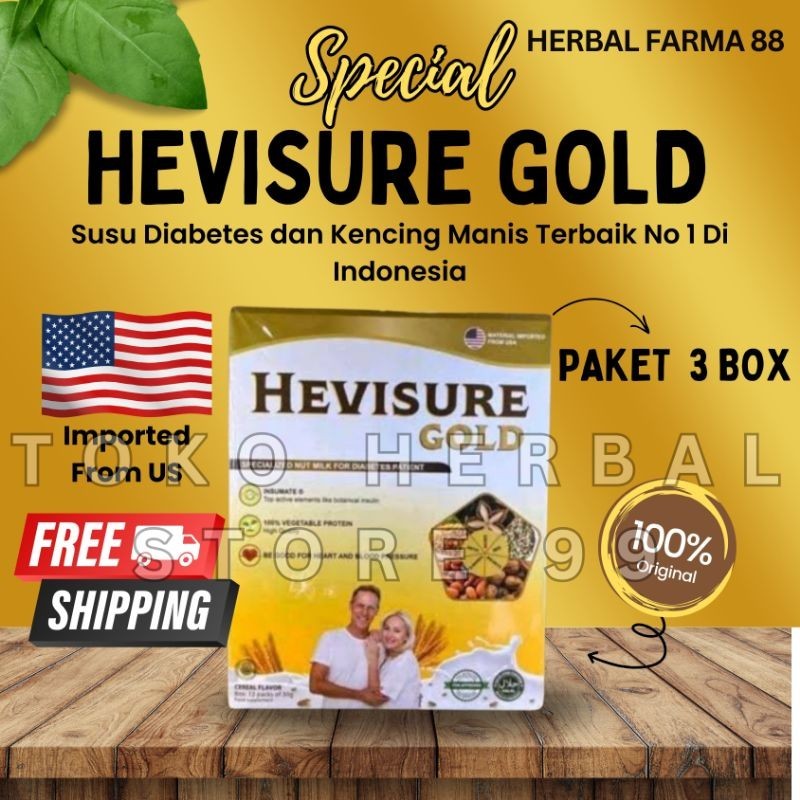 

Hevisure Gold Susu Diabetes Dan Kencing Manis Original