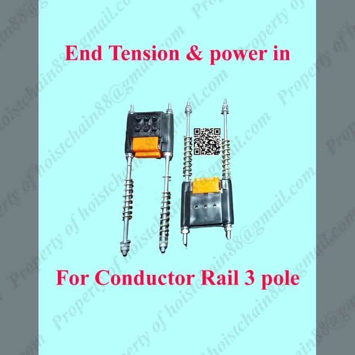 END TENSION STRAINER & POWER IN FOR HOIST CRANE