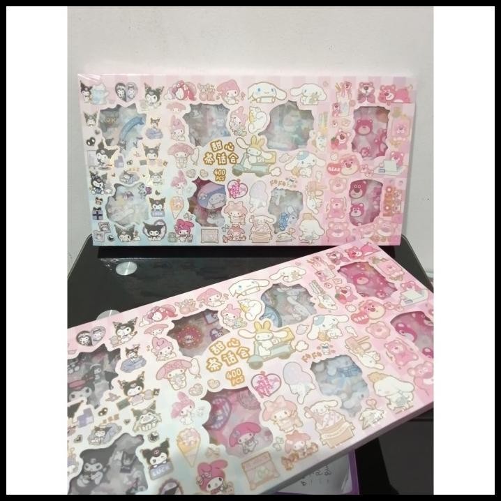 

TERMURAH J3 - STIKER ANAK 1 BOX JUMBO 400 PCS TAHAN AIR SANRIO