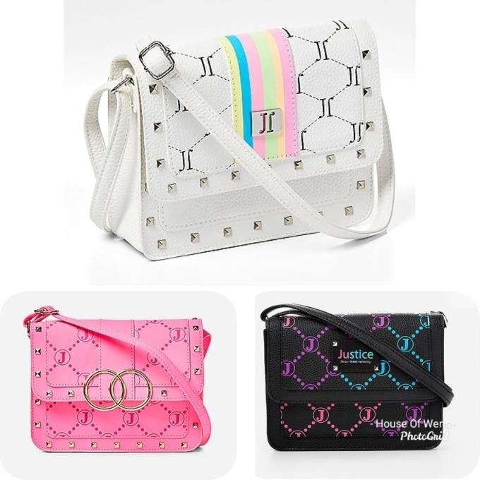 Terbaik Justice Signature Crossbody Bag - Tas Slempang Justice Original