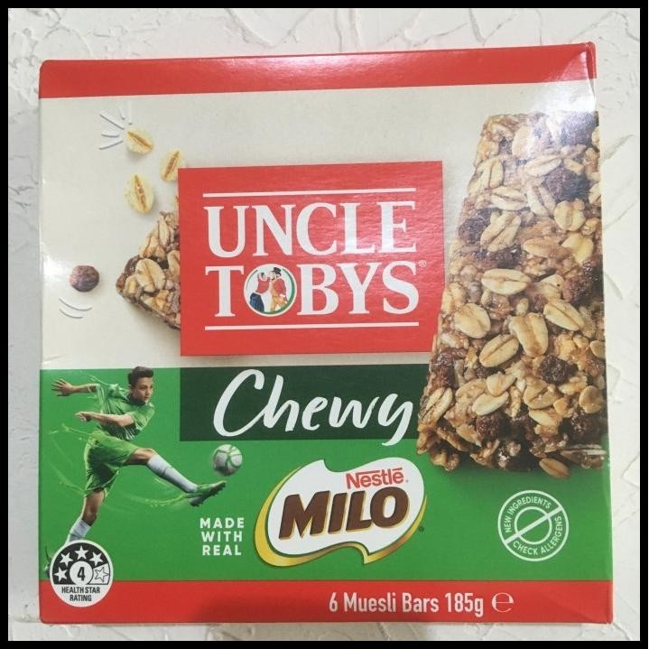 

Uncle Tobys Chewy Milo Muesli Bars