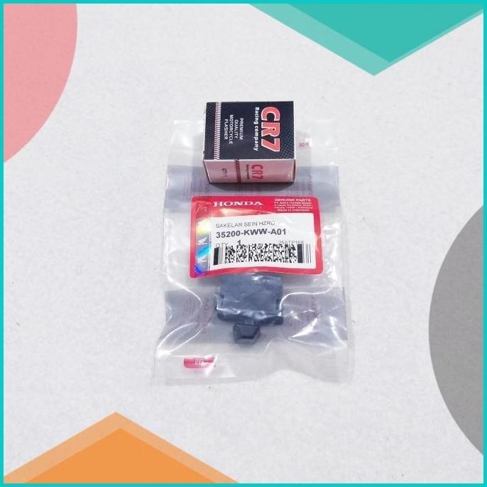 SAKLAR SEIN HAZARD & FLASHER REVO VARIO 110 125 SCOOPY BEAT FI & SPACY