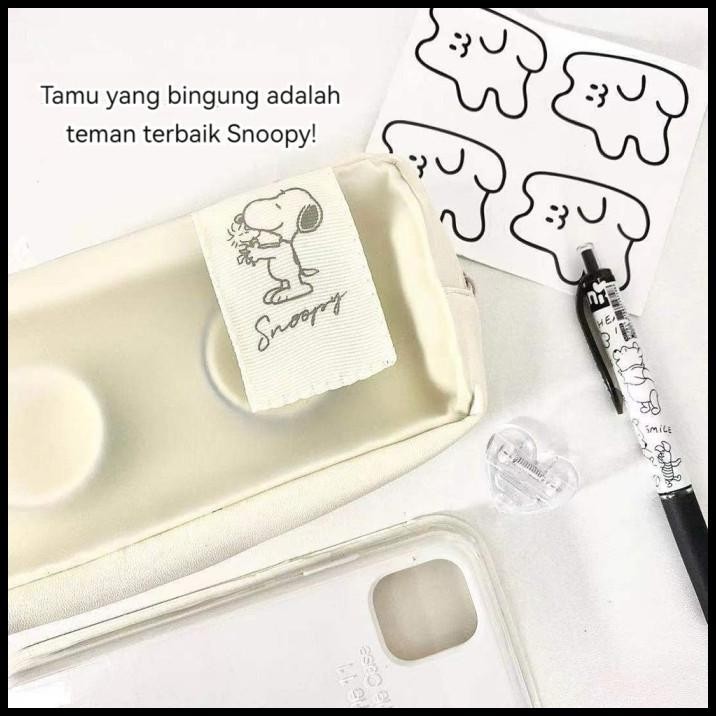 

DISKON SNOOPY CUTE LARGE CAPACITY PENCIL CASE/PENSIL POUCH/MAKE UP TAS !!!!!!!