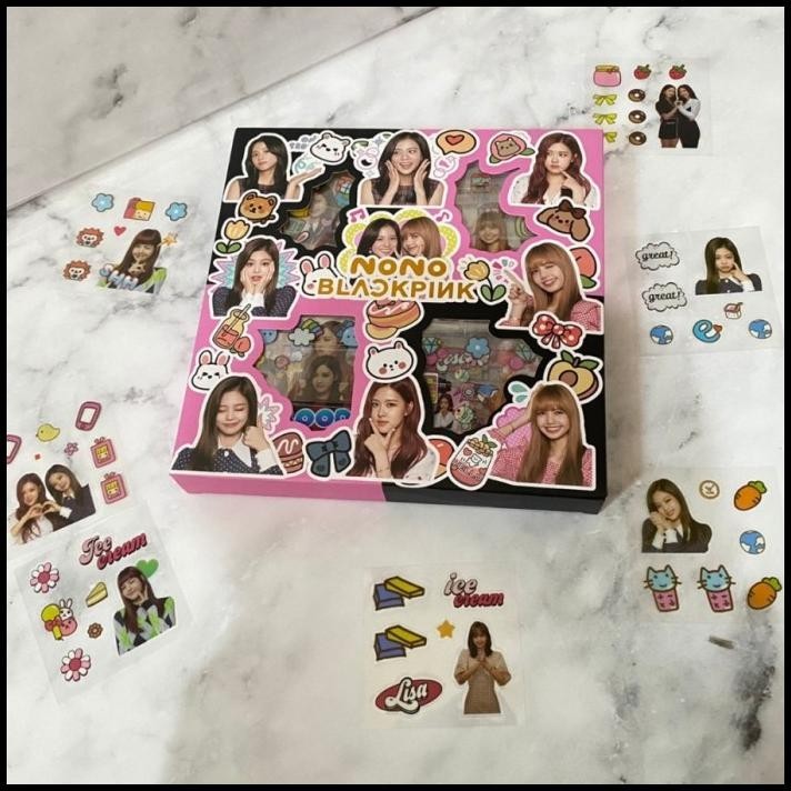 

TERMURAH STIKER KOREA ARTIS KPOP 100 LEMBAR MOTIF LUCU ANTI AIR STICKER NONO BP !!!!