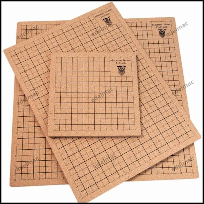 

DISKON PAPAN MACRAME ART BOARD PADDED CORK BOARD PUSH PINS CROSS-BORDER !!!