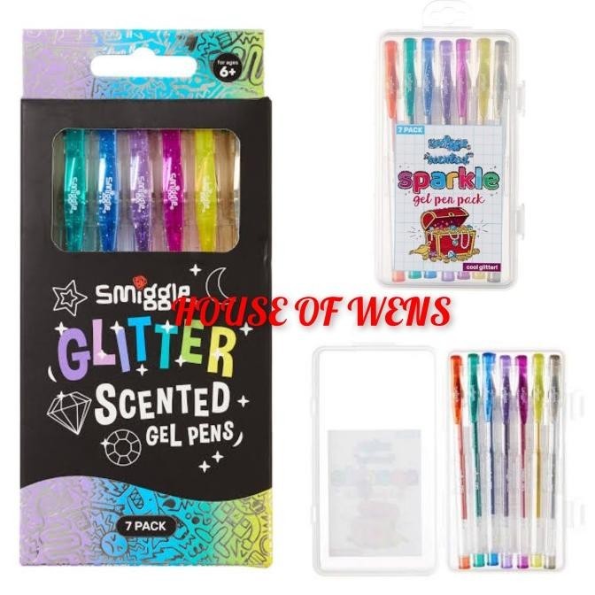 

Terbaik Smiggle Sparkle Scented Gel Pens Pack X7 - Pulpen Smiggle Limited Edition