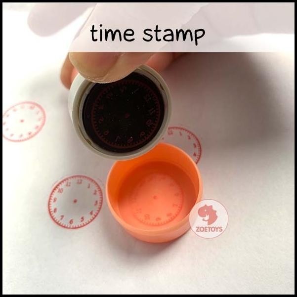 

GRATIS ONGKIR ZOETOYS TIME STAMP | STEMPEL JAM ANAK WAKTU | TINTA CAP LUCU !!