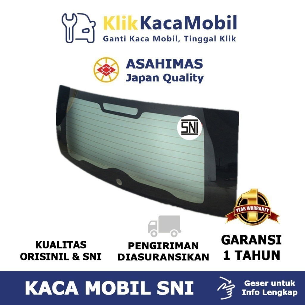 Kaca Belakang Kaca Mobil Isuzu Panther 00- - Asahimas Bergaransi