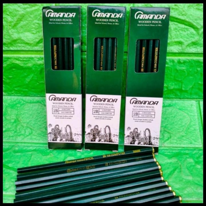 

TERMURAH PENSIL 2B AMANDA 12PCS PENCIL MURAH ATK GROSIR !!!!