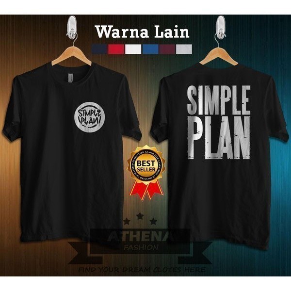 Kaos T Shirt Pria Simple Plan