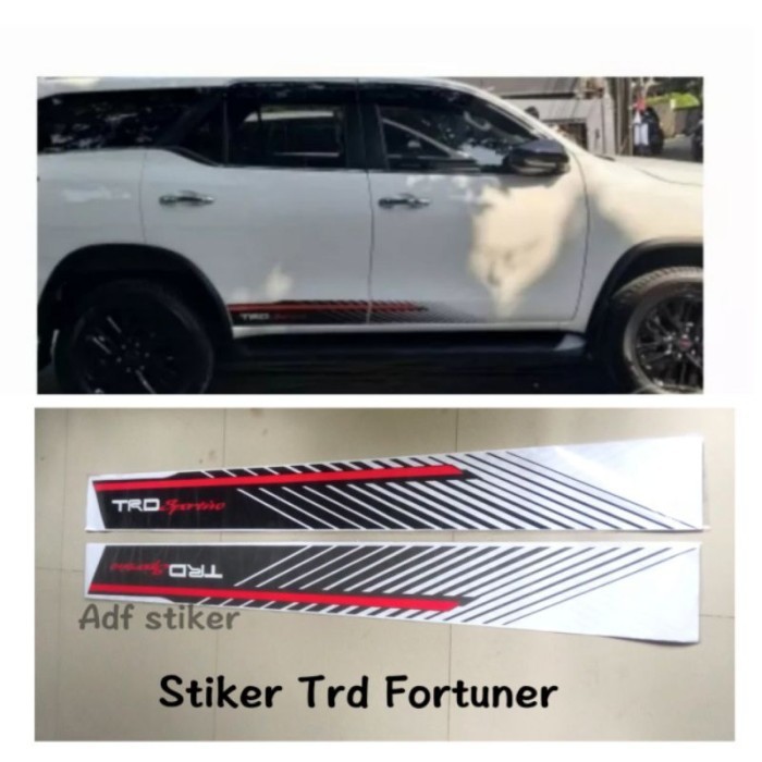 Stiker All New Fortuner Vrz 2016 - Stiker Fortuner Trd Sportivo Vrz -
