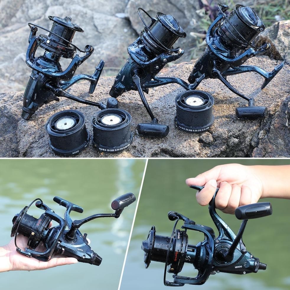ADF Sougayilang 9000-12000 Series Dual Purpose Fishing Reel 13+1BB Carp Fishing Reel 4.6:1 Gear Rati
