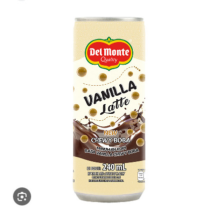 

Delmonte Vanilla Latte Chewy Boba Original