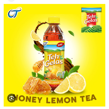 

Teh Gelas Honey Lemon Botol Kecil Tea 250ml Original