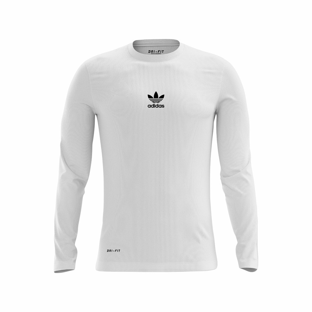 Baju olahraga lengan panjang kaos atasan senam aerobic fitness voli gym dryfit