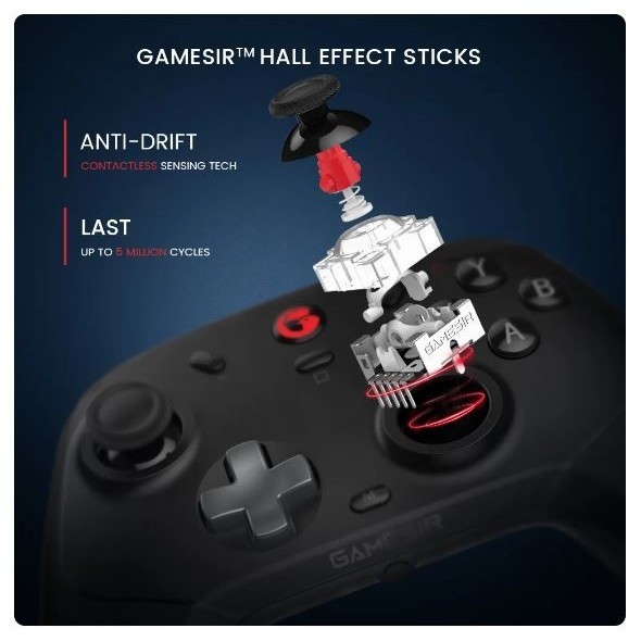 Gamesir T4 Cyclone Pro Wireless Gaming Controller Hall Effect Stick