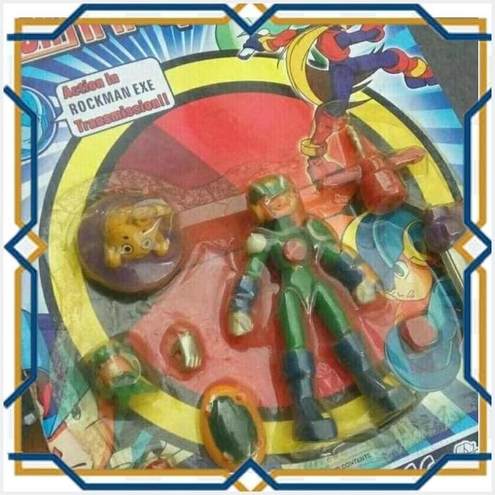 [ATD] FIGUR ROCKMAN CAPCOM JADULAN ARTIKULASI BERAT ORI FULL ACCESORIS