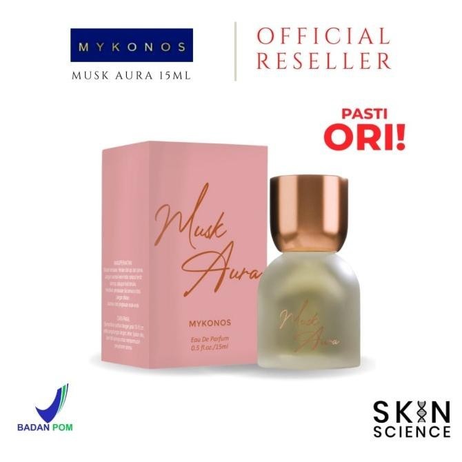 NEW Mykonos Musk Aura Travel Size 15ML Parfum Mykonos Tahan Lama