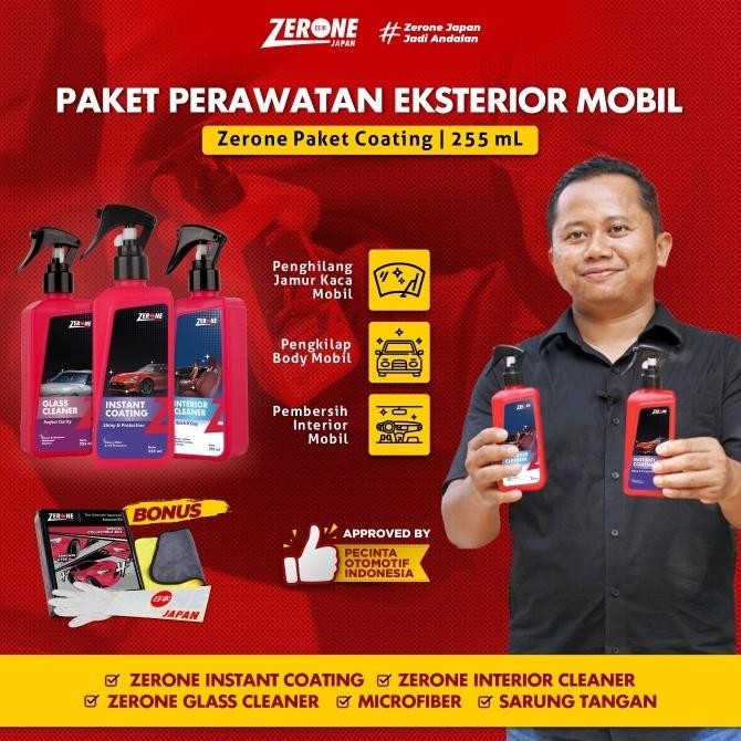 Zerone Japan Paket Coating Perawatan Interior & Eksterior Mobil Ampuh