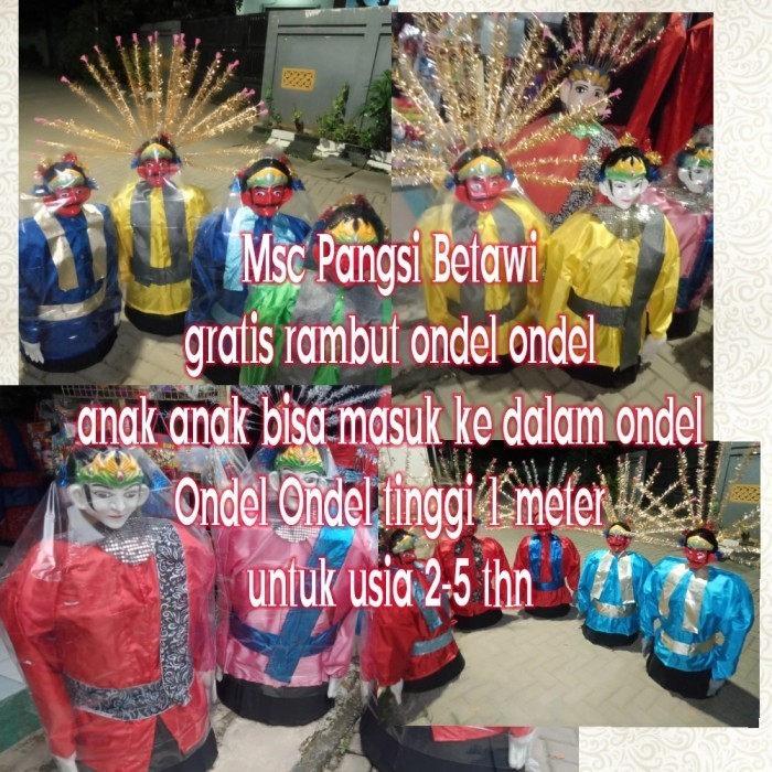 Ondel Ondel murah ukuran 1 meter