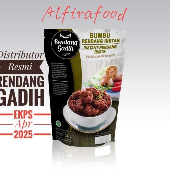 

Bumbu Rendang Instan - Rendang Gadih - pedas sedang MBS
