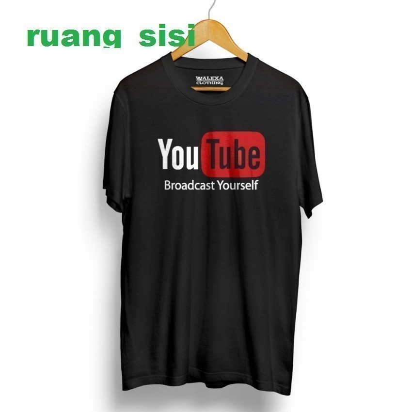 Kaos T Shirt Pria Youtube Broadcast