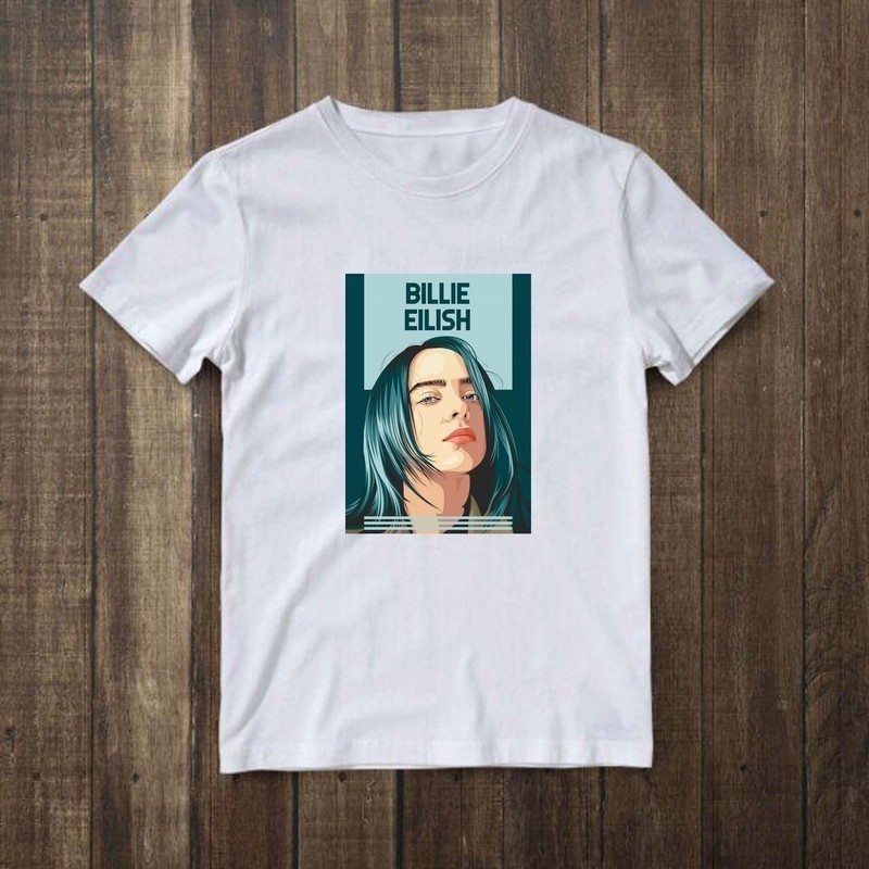 Kaos T Shirt Pria Billie Eilish