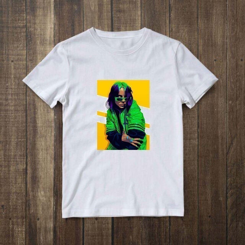 Kaos T Shirt Pria Billie Eilish