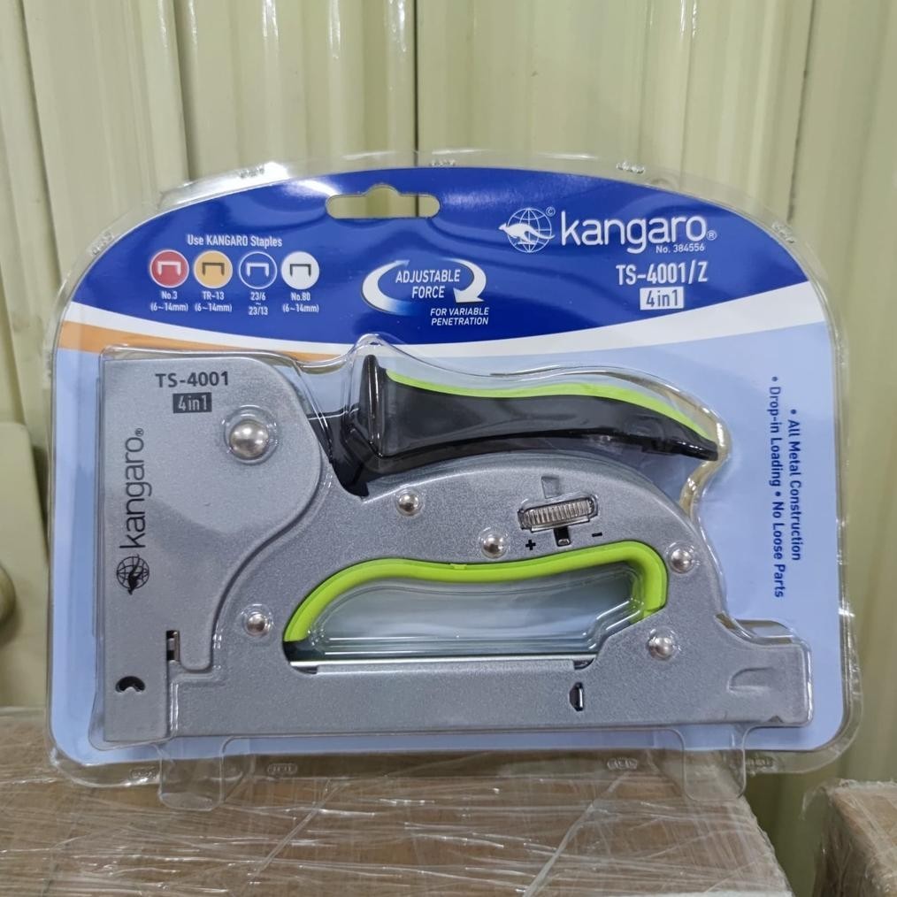 

Diskon Gun Tacker Alat Staples Tembak 4In1 / Stapler Kangaro Ts-4001| Ts4001 Kms883