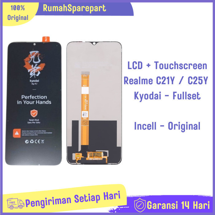 LCD + Touchscreen Realme C21Y / C25Y Ori Full Set