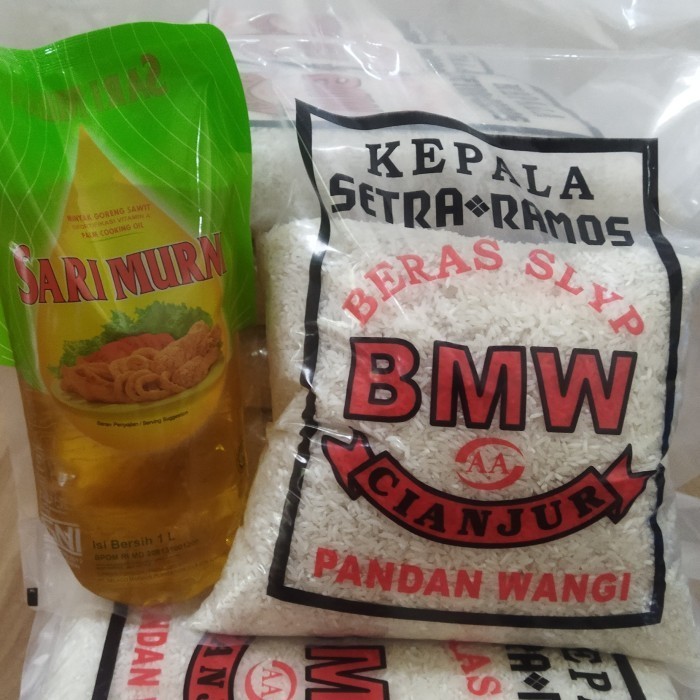 

Paket Beras 25 Kg + minyak1 Ltr