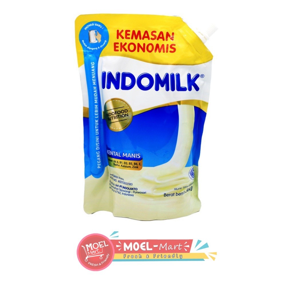 

INDOMILK Susu Kental Manis Putih Pouch 545gr