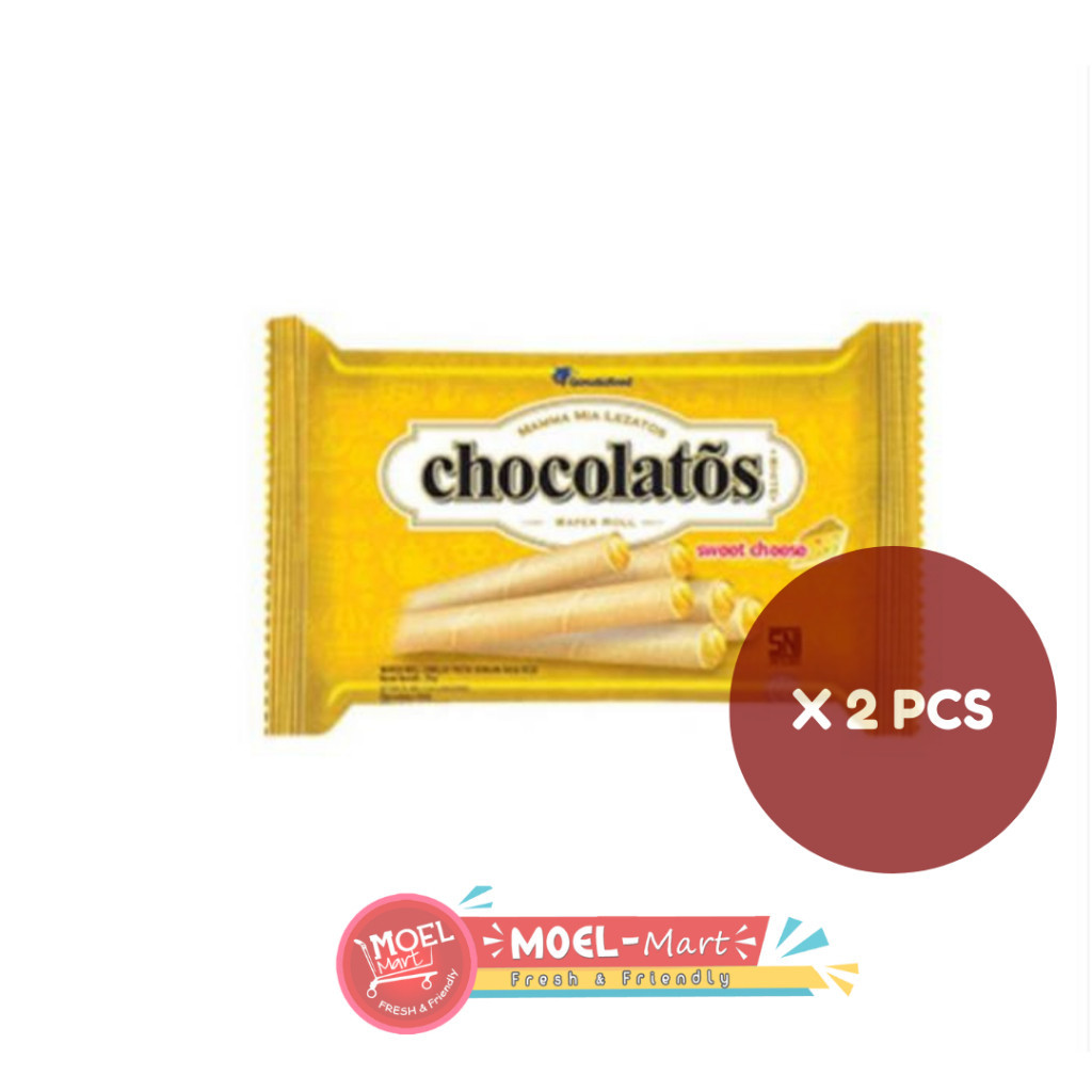 

CHOCOLATOS Wafer Roll Sweet Cheese 2pcs x 30gr