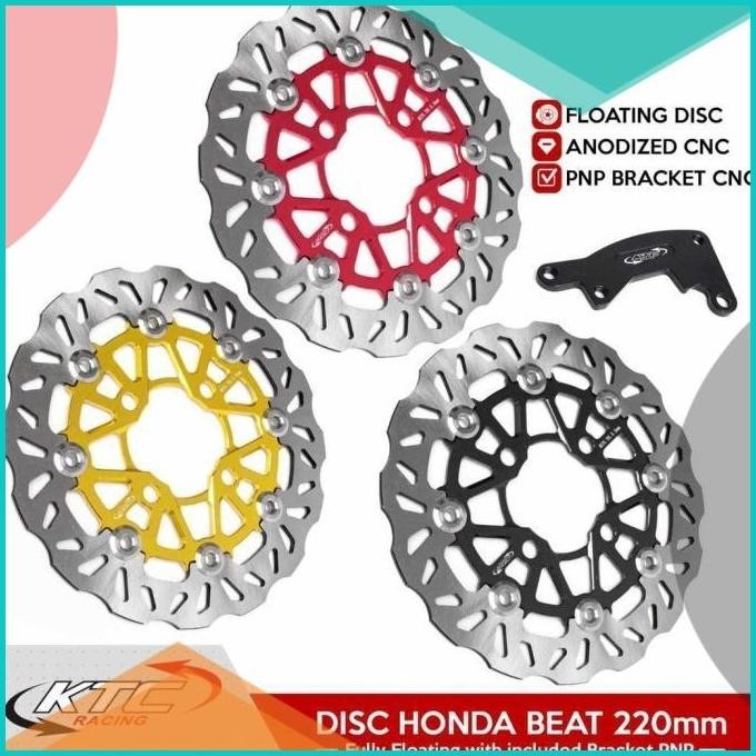 piringan cakram KTC 220mm beat vario 125 vario 150 scoopy type flower