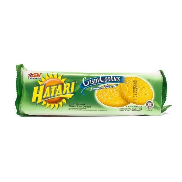 

HATARI Crispy Cookies Lemon 115Gr