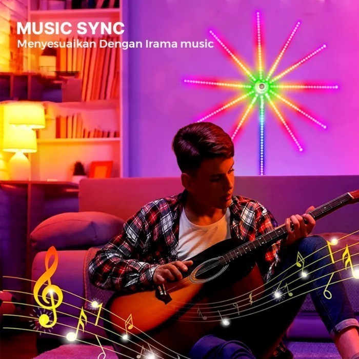 Led Starlight Lampu Ikuti Irama Suara Original