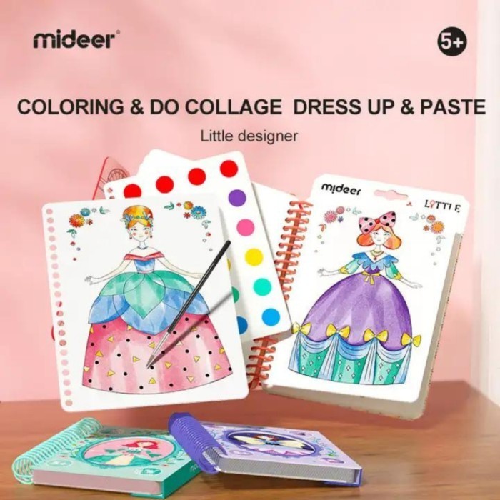 

Terlaris Mideer Little Designer Mainan Buku Edukasi Anak Perempuan Mewarnai 5+ SALE