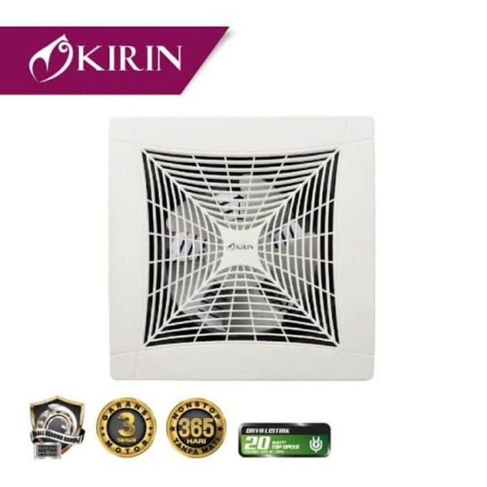 Exhaust Fan Kirin Kxf-10N1 Hexos Heksos Dinding 10"