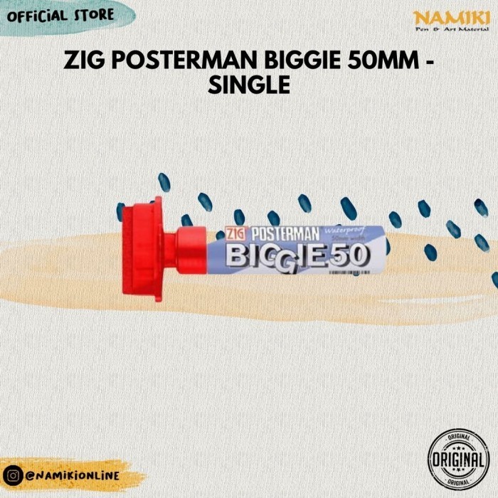 

Zig Posterman Biggie 50mm - single