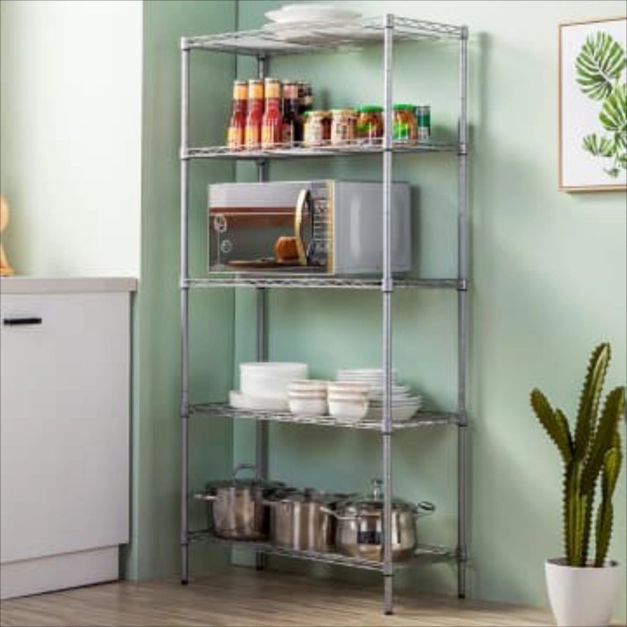 Krisbow Rak Besi Serbaguna 5 Tingkat