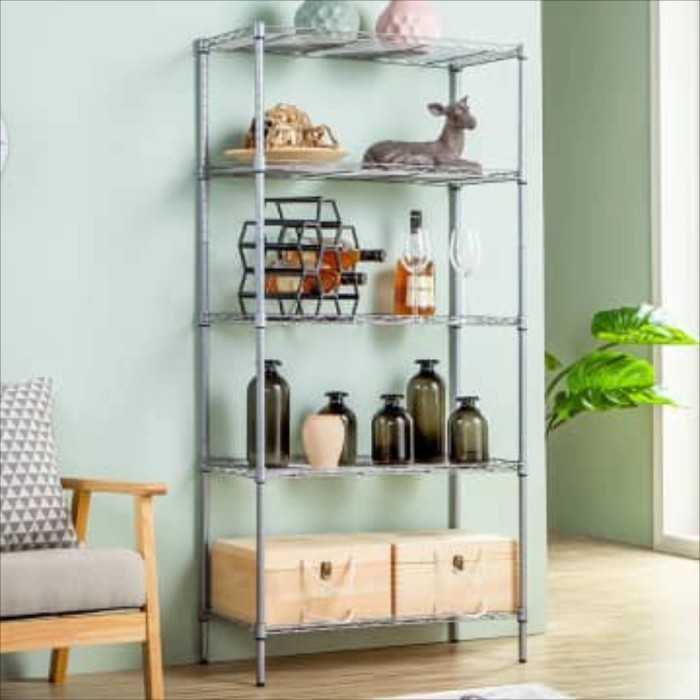 Krisbow Rak Besi Serbaguna 5 Tingkat