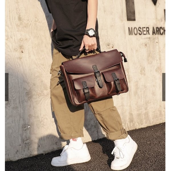 Tas Selempang New Branded Import Asli Termurah Tas Jinjing Kantor Pria Original Premium R6